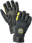 Hestra Outdoor Work Gloves: Ergo Grip Riding Cold Weather Gloves, Black/Black, 7
