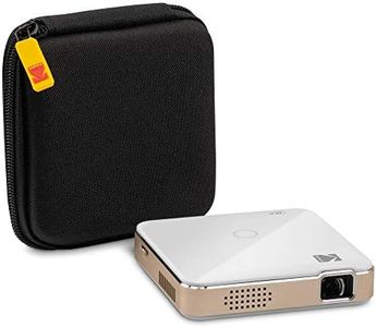 KODAK Luma 150 Pocket Projector - Portable Movie Projector w/Built-in Speaker for Home & Office Produces Images Up to 150” for Anywhere Entertainment with EVA Travel Case