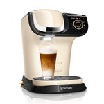 Tassimo My Way 2 Tassimo Tas6507 Coffee Machine with Water Filter, Over 70 Drinks, Personalisation, Fully Automatic, Easy Preparation, 1,500 Watt, 1.3 Litres, Cream