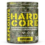 HulkNutrition Preworkout | Lean Muscles Building | Strength | Mental Focus | Energy | Powerful Pumps | Next Generation Preworkout Formulation with Creatine Monohydrate, Beta Alanine, AAKG, Vitamin C & Caffeine - For Men & Women [30 Servings, Mojito]