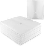 Ireer 100 Pcs Fryer Filter Paper Envelope Style 18.5 x 20.5 Inch, 1.5 Inch Hole 1 Side Grease Deep Fryer Oil Filter Cooking Oil Filter, Ideal for Commercial Cafes, Hotel, Restaurants, Food Trucks