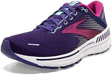 Brooks Women's Adrenaline Gts 22 Sneaker, Navy Yucca Pink, 6 UK