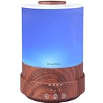 BlueHills Premium 2500 ML XL Essential Oil Diffusers - 30 Hr Run Aromatherapy Diffuser & Air Humidifier Mist for Large Room - 7 LED Colors Oil Diffuser Essential Oils for Home w/Auto Shut Off - F003