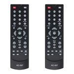 2-Pack RC-057 Remote Control Replacement - Compatible with Coby TFTV4025 TV