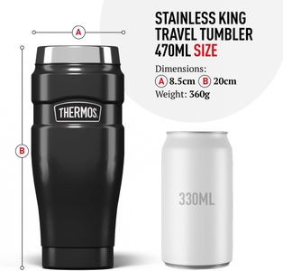 Thermos Stainless King Tumbler, 470ml – Red