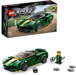 LEGO® Speed Champions Lotus Evija 76907 Building Kit; Collectible Model of The All-Electric Lotus Evija Hypercar for Kids and Car Fans Aged 8 and up; Includes a Driver Minifigure with a Racing Suit