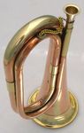 Brass and Copper Bugle - Cavalry US British Army 800 gm