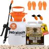 Lockscape Sticky Rock or Sticky Mulch Glue for Landscaping With Sprayer 1 Gallon, Max Rock Glue for Landscape & PetraTools HD101 Bundle, Lockdown Gravel or Mulch for Landscaping Hold (Stone Max)