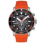 Tissot mens Seastar 660/1000 Stainless Steel Casual Watch Orange T1204171705101