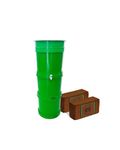 Bio Composting Bin Set with Coco Peat Blocks, Green, 30L Capacity (Green, 3 BIN)