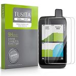 TUSITA [2-PACK] Tempered Glass Screen Protector Compatible with Garmin Montana 700 700i 750i - HD Clarity Protective Film Protection - Handheld GPS Navigator Accessories