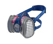 GVS SPR656 Elipse Low Profile Mask with Filters for Dust, Organic Gases & Vapors, S/M, Blue