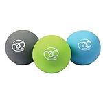 Fitness Mad Massage Ball, Ideal for Trigger Point Therapy, Deep Tissue & Myofascial Release, Relaxes Tight Muscles & Stress, 3 Hardness Levels