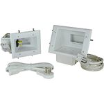 Data COMM Electronics 6623: in Wall Cable Management Kit with Duplex Power Outlet - Behind Wall TV Wire Kit Low Voltage in Wall Cord Concealer for Sleek TV Setup - Easy DIY Without Electrician