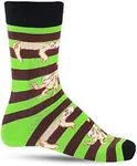 Luther Pike Seattle Funny Socks For men: Funky mens dress socks, crazy socks, fun socks