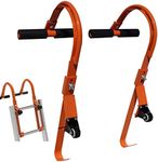 Ladder Roof Hook Stabilizer Heavy Duty Grip with Roof-Friendly Slide-Proof Cushion and Wheels Ladder Accessories