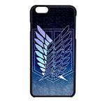 Attack On Titan Galaxy iPhone 6 Case / iPhone 6s Case (Black Plastic)