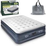 Green Haven Premium King Size Air Bed Double with Built in Pump Electric & Storage Bag | Self Inflatable Mattress - Waterproof Camping Bed - Blow Up Mattress - Air Mattress Double - Blow Up Bed Double