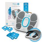 Paingone Fllow EMS FDA Medical Device - Circulation Stimulator - Legs & Feet - 150 Intensity Levels - Muscle Booster Therapy - Remote Control - Relax Muscles & Relieves Pain - Lightweight & Portable