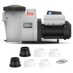 CHLORWORKS Variable Speed Pool Pump Inground 1.5 HP- with Filter Basket for Inground Pools, Save Energy, Energy Star Certified 220-240V, 2 Years Warranty