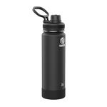 Takeya Actives Insulated Stainless Steel Water Bottle with Spout Lid, 0.7 Liter / 24 Ounce, Onyx