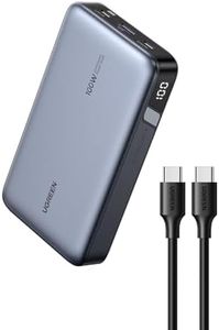 UGREEN 20000mAh 100W Power Bank, Nexode Portable Charger USB C 3-Port PD Fast Charging Battery Pack Digital Display for MacBook, iPad, iPhone 15 Pro, Galaxy S24 Ultra, Steam Deck, Dell XPS and More