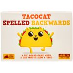 Exploding Kittens LLC Tacocat Spelled Backwards by Exploding Kittens - Card Games for Adults Teens & Kids - Fun Family Games