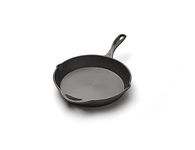 Barebones | Cast Iron Skillet - 12 Inches, Comfortable Grip & Interchangeable Lid