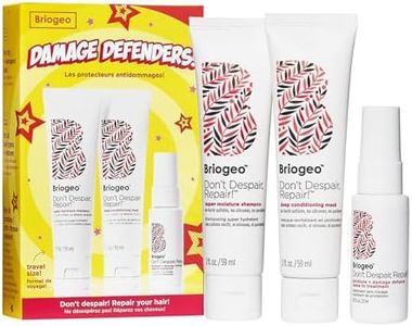 Briogeo Damage Defenders - Super Moisture Shampoo for Damaged Hair + Deep Conditioning Hair Mask + Don’t Despair, Repair!™ Moisture + Damage Defense Leave-In Hair Treatment