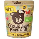 Organic Naked Vegan Protein Powder Blend (1kg - 57 Servings) Unsweetened, with Vital Minerals, Organic Plant Based Protein, Dairy Free, Plain & Unflavoured 1kg