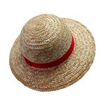 Store2508 Luffy Straw Hat Cosplay Accessory Anime Sun Beach Hats for Party Travel Performance Costume Yellow