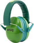 Snug Kids Ear Protection - Noise Cancelling Sound Proof Earmuffs/Headphones for Toddlers, Children & Adults (Green)