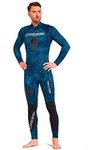 Cressi unisex adult One-Piece 1 piece Spearfishing Wetsuits, One Camo Blue, X-Large US