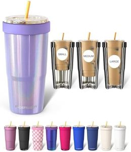 Frost Buddy Togo Buddy 30 oz Stainless Steel Vacuum Insulated Tumbler To Go Coffee Cup – Iced Coffee Cups, Iced Coffee Sleeve, Travel Mug, Thermal Cup for Hot & Cold Drinks, Dunkin Cup (Amethyst)