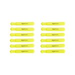 Amazon Basics Tank Style Highlighters - Chisel Tip, Yellow, 12-Pack