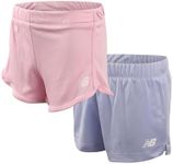 New Balance Girls' Active Shorts - 