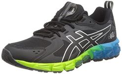 Asics GEL-Quantum 180 GS Running shoe, Black/Aizuri Blue, 6 UK