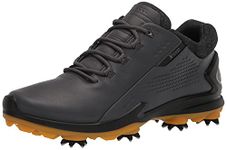 ECCO Athletic Men's Biom G 3 Gore-tex Golf Shoe, Magnet, 9-9.5