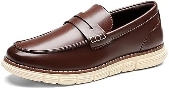 Bruno Marc Men's Casual Dress Shoes Slip-on Lightweight Penny Loafers,Size 12,Dark Brown,SBLS2349M