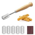 NUDFSY 7 Pcs Bread Lame, Bread Bakers Lame Slashing Tool,Wood Handle Bread Scoring Tool for DIY Baking Bread Dough Kitchen Bakeware Supplies