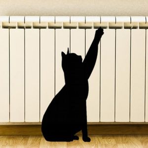 50 Salvadedos de Gatos, Gatitos, Perros, Cachorros y Otros pequeños Animales por engancharse al Subir a la Cama del radiador con Las rendijas/rajas. Piezas de PVC Que Cubren los embudos. Blanco
