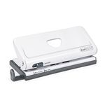 Rapesco 1321 Adjustable 6-Hole Organiser/Diary Punch, 10 Sheet Capacity, White