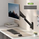 Lions Head Monitor Stand with Laptop Tray Long Pole Stand, Mount Monitor with Adjustable Laptop Tray - Ergonomic Design Weight Support 9 kg Stand Weight 6 kg (Medium Range)