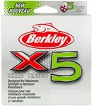 Berkley X5 Crystal Braided Fishing Line, 165yd, 10lb, Crystal