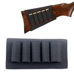 Kosibate Butt Stock Buttstock Rifle Shotgun Shell Cartridge Holder Carrier for 12G 12 Gauge/20G 20 Gauge Holder(Black)