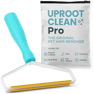 Uproot Cleaner Pro Pet Hair Remover - Special Dog Hair Remover Multi Fabric Edge and Carpet Scraper by Uproot Clean - Cat Hair Remover for Couch, Pet Towers & Rugs - Gets Every Hair!