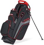 Bag Boy Chiller Hybrid Bag, Black/Charcoal/Red ZP