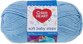 Red Heart E746.9800 Soft Baby Steps Yarn Baby Blue