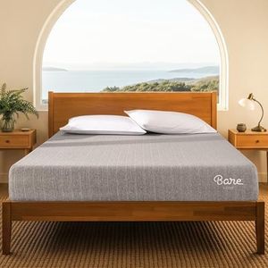 Bare Home King Mattress - Relaxed Firm - Extra Thick Visco Elastic Memory Foam - CertiPUR-US Certified - Support & Pressure Relief - Minimal Motion Transfer - 100 Night Trial