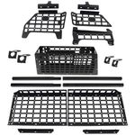 HIGH FLYING for Toyota FJ Cruiser (XJ10) 2007-2014 Car Accessories Modular Storage Molle Panel System Trunk Shelf Interior Luggage Carrier Rack Trunk Organizer (Whole Kit)